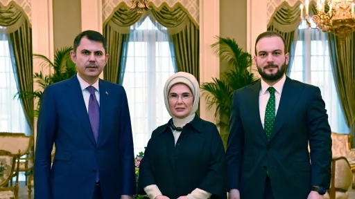 دیدار امینه اردوغان با مسئولان برگزاری کاپ ۳۱