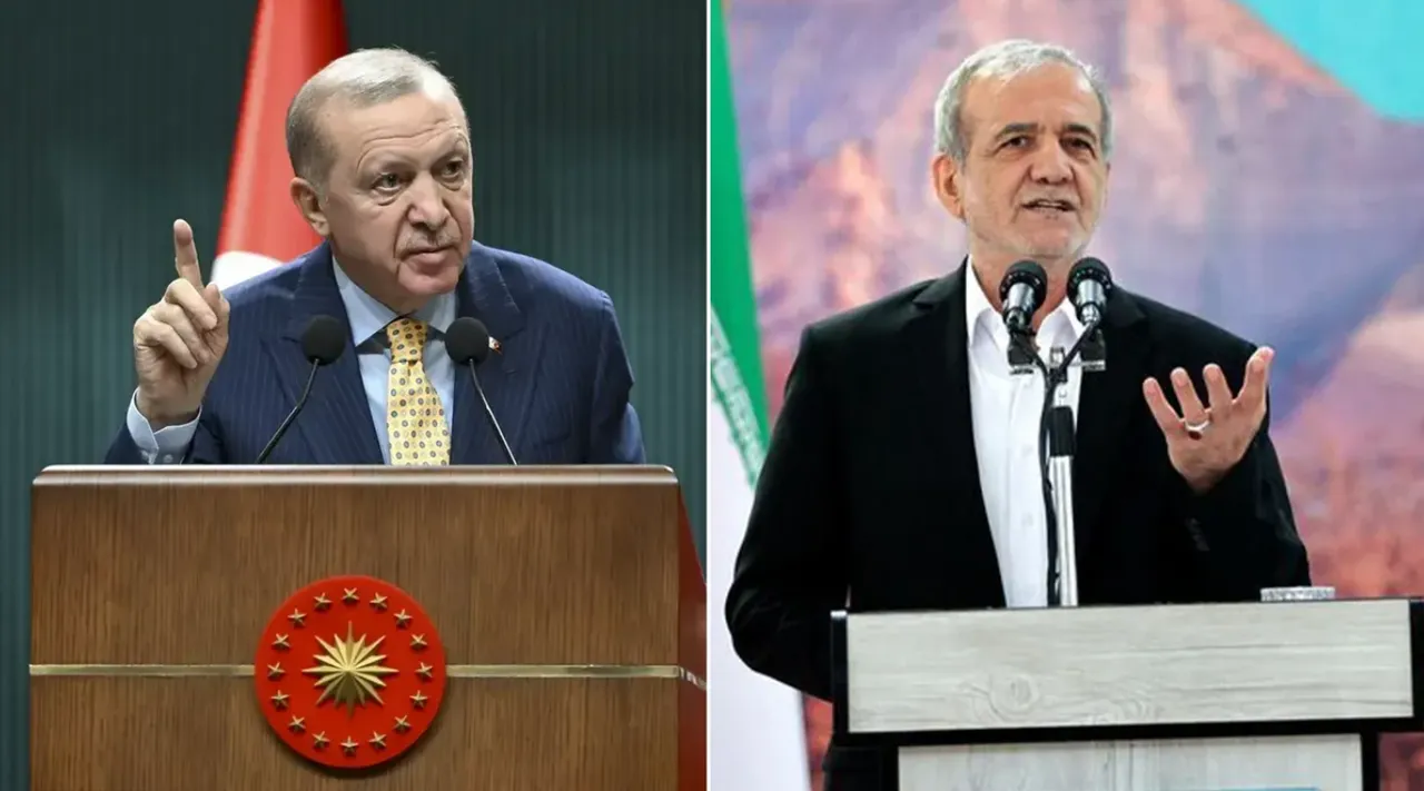 Türkiye is ready to mediate on tensions between US and Iran: Erdogan tells Pezeshkian