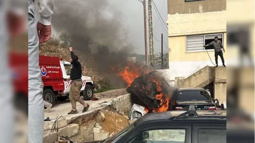 قتيل ومصابان في غارات إسرائيلية عنيفة على جنوبي لبنان