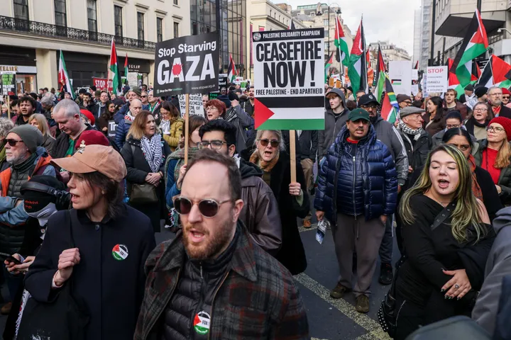 À Londres, une manifestation propalestinienne interdite, accusée de liens avec Téhéran