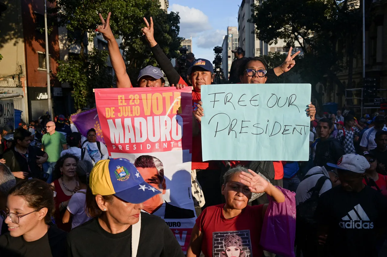 ''Free our president'' Maduro supporters bin demand for Caracas rally