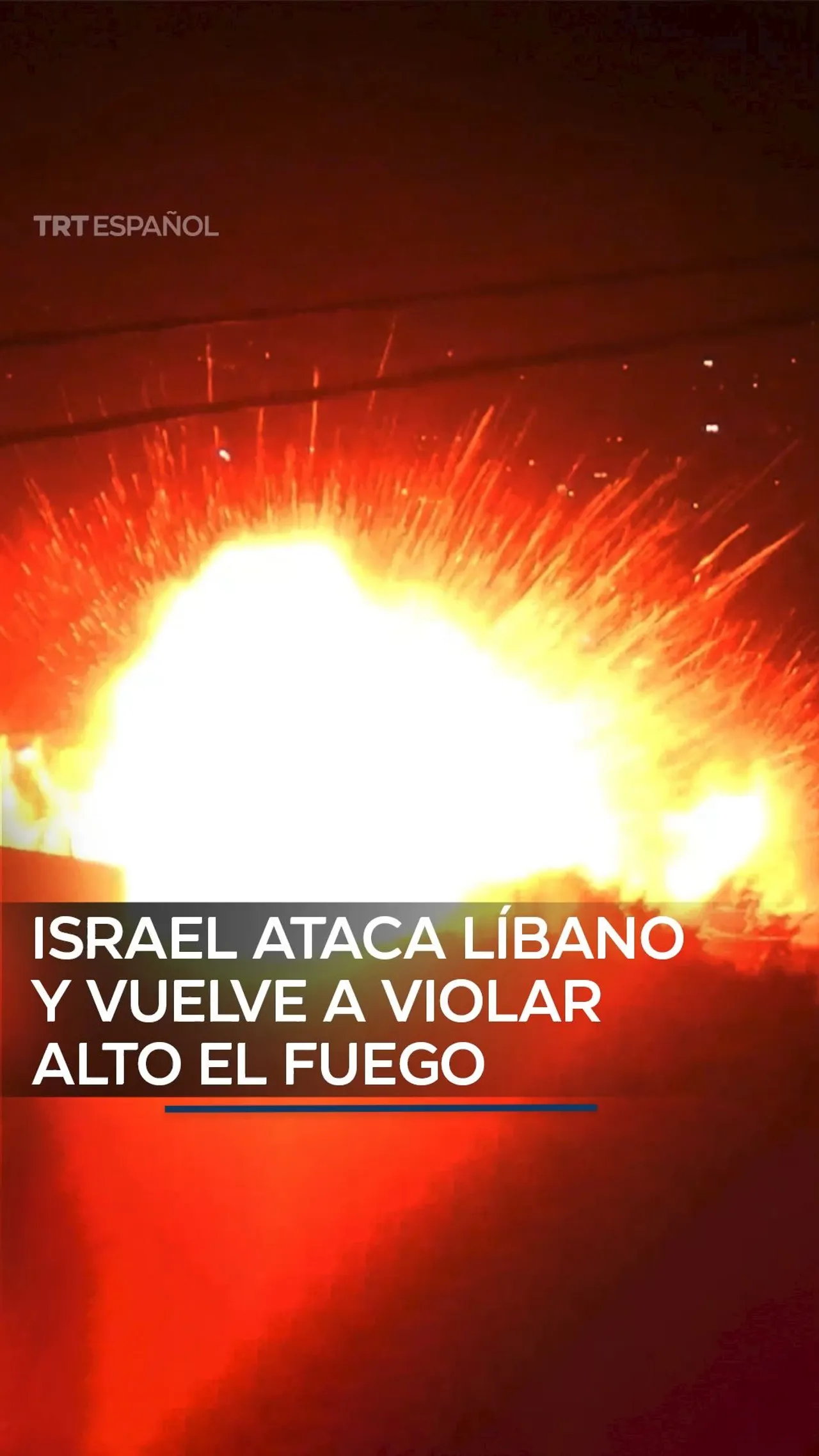 Israel ataca Líbano y vuelve a violar alto el fuego