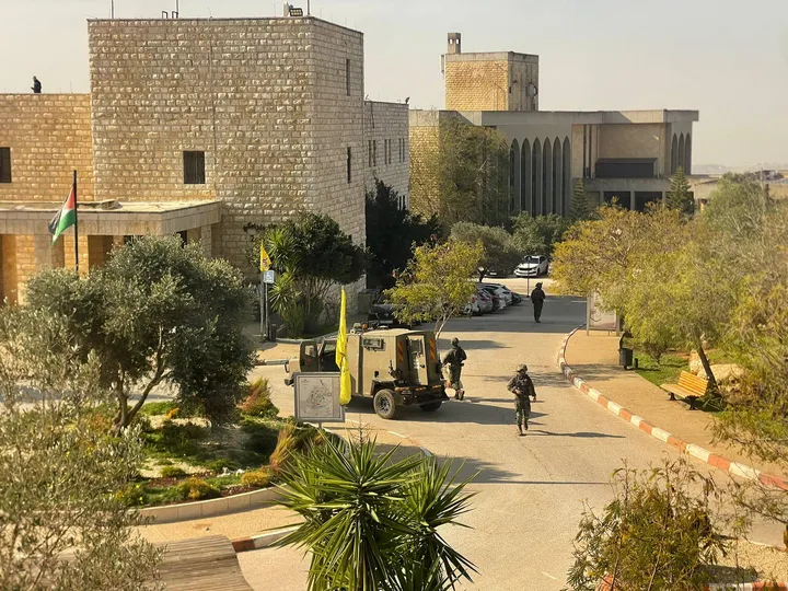 Israeli forces raid Birzeit University in occupied West Bank, wound Palestinian students
