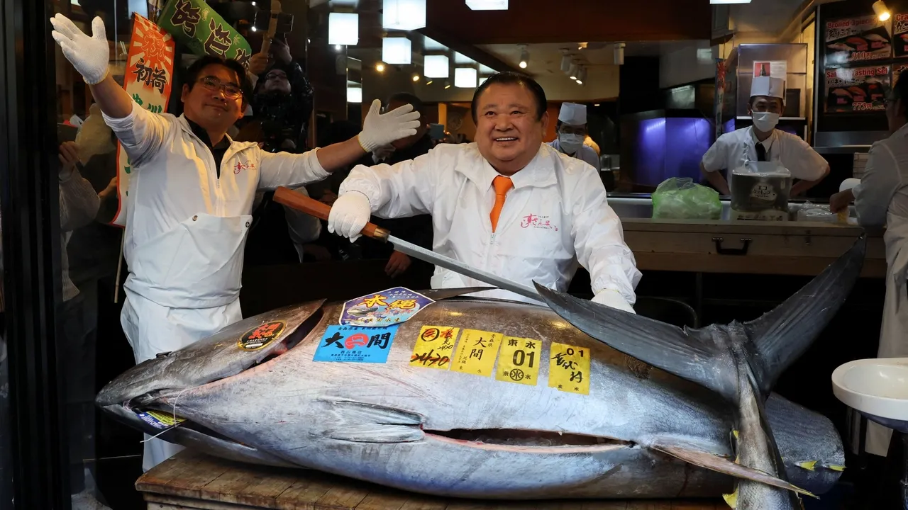 Tokiodağı auktsionda ber balıq 3,2 million dollarğa satıldı