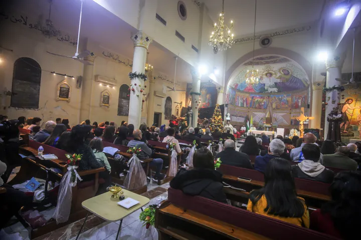 Christians in Gaza mark Orthodox Christmas for first time after years of Israel's brutal war