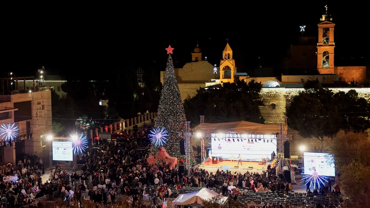 Палестинские христиане отмечают Рождество под израильской оккупацией