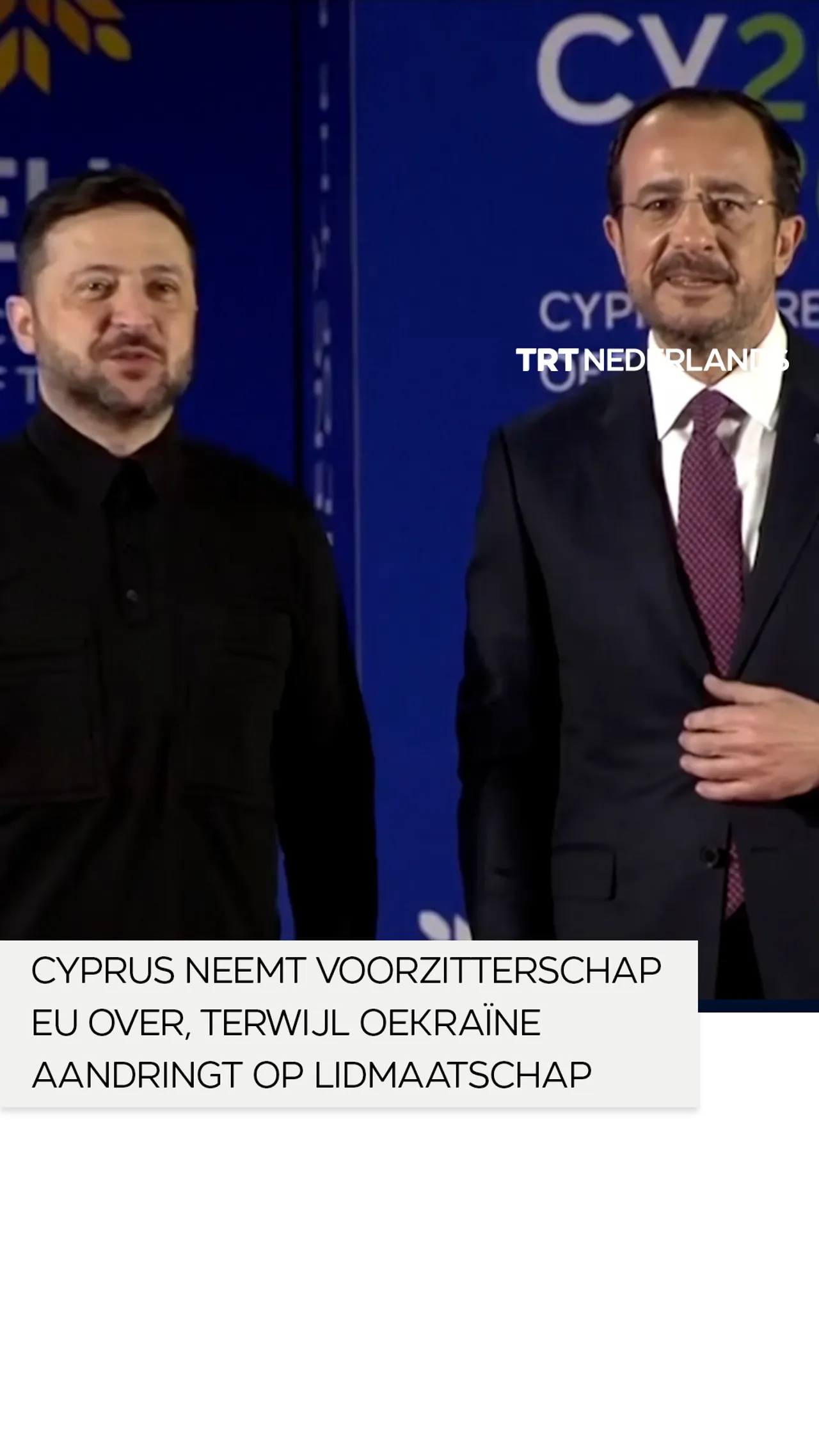 Cyprus neemt voorzitterschap EU over, terwijl Oekraïne aandringt op lidmaatschap