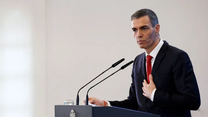 Pedro Sánchez: "Espanha está pronta para enviar tropas para a Palestina para a manutenção da paz"