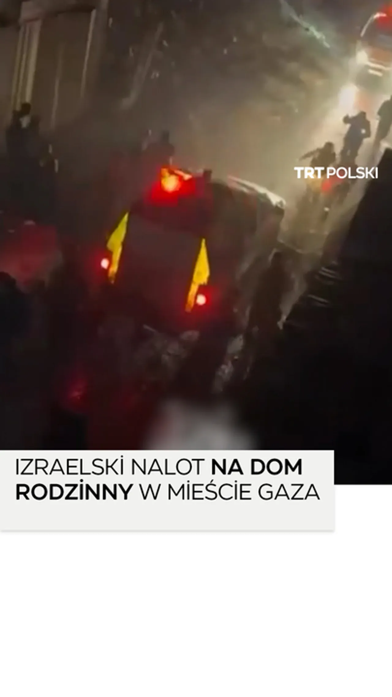 Izraelski nalot na dom rodzinny w mieście Gaza