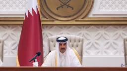 امیر قطر خواستار افزایش تلاش‌ها برای تأمین امنیت تنگه هرمز شد