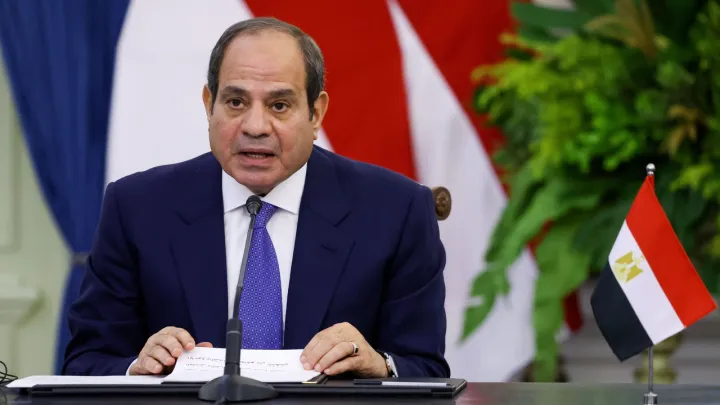 Egypt's president says he will leave office in 2030, vows not to change constitution