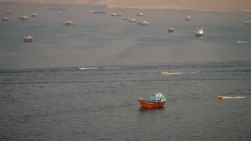 Iran says oil tanker catches fire after hitting mine in Strait of Hormuz