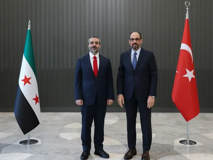 Törkiyä milli küzläw idaräse başlığı Qalın Süriyä tışqı êşlär ministrı Şäybani belän oçraştı