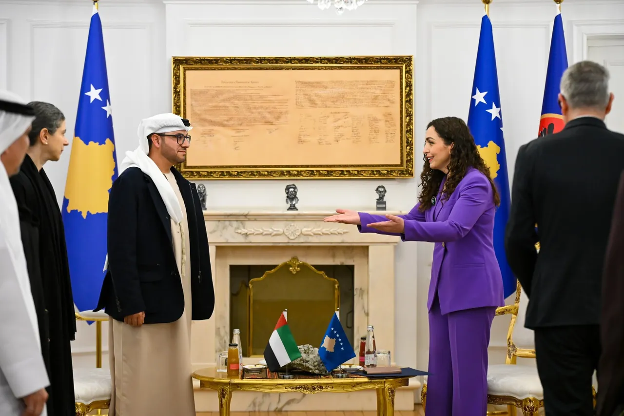 Osmani priti në Kosovë delegacion të lartë nga Emiratet e Bashkuara Arabe