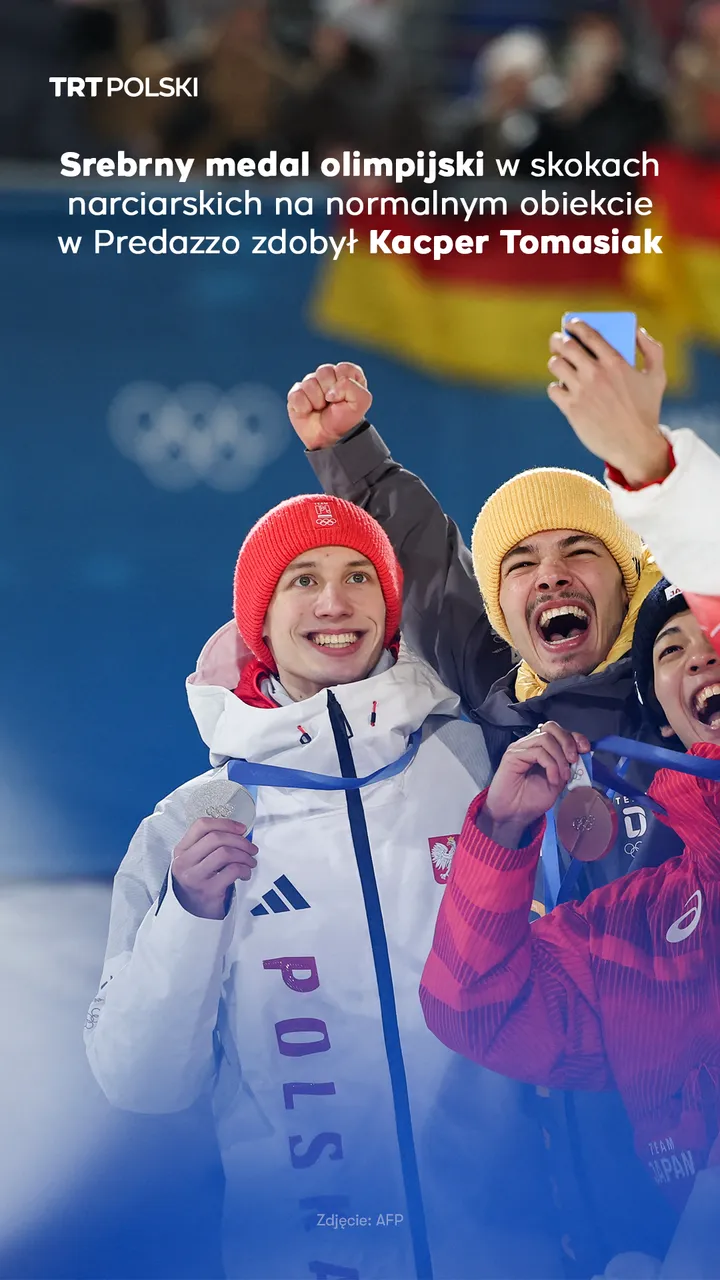 Srebrny medal olimpijski w skokach narciarskich na normalnym obiekcie zdobył Kacper Tomasiak