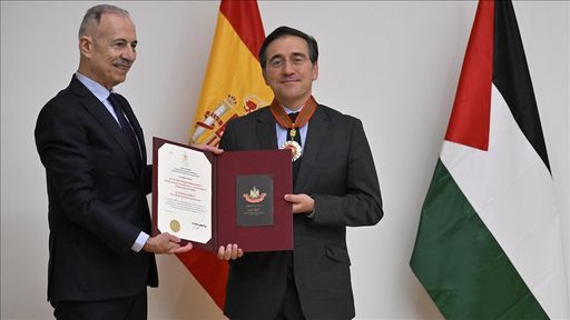 Palestina nderon ministrin e Jashtëm spanjoll Albares me çmimin më të lartë civil