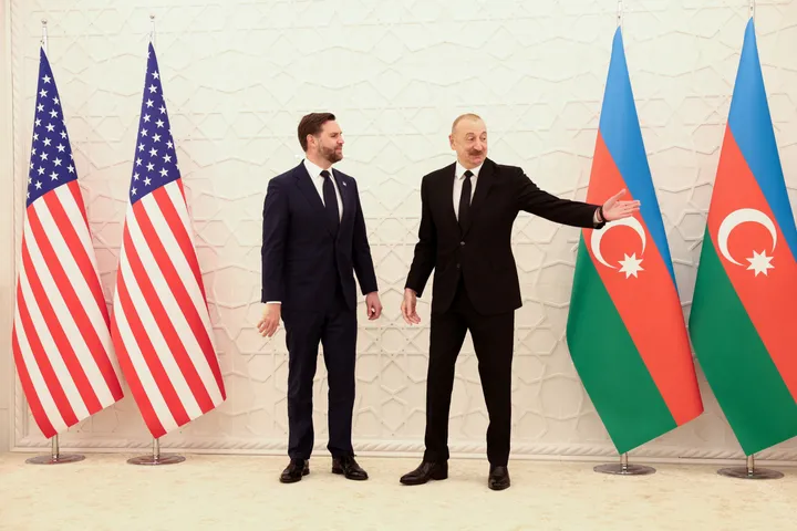 US vice president visits Azerbaijan after Armenia stop to push peace