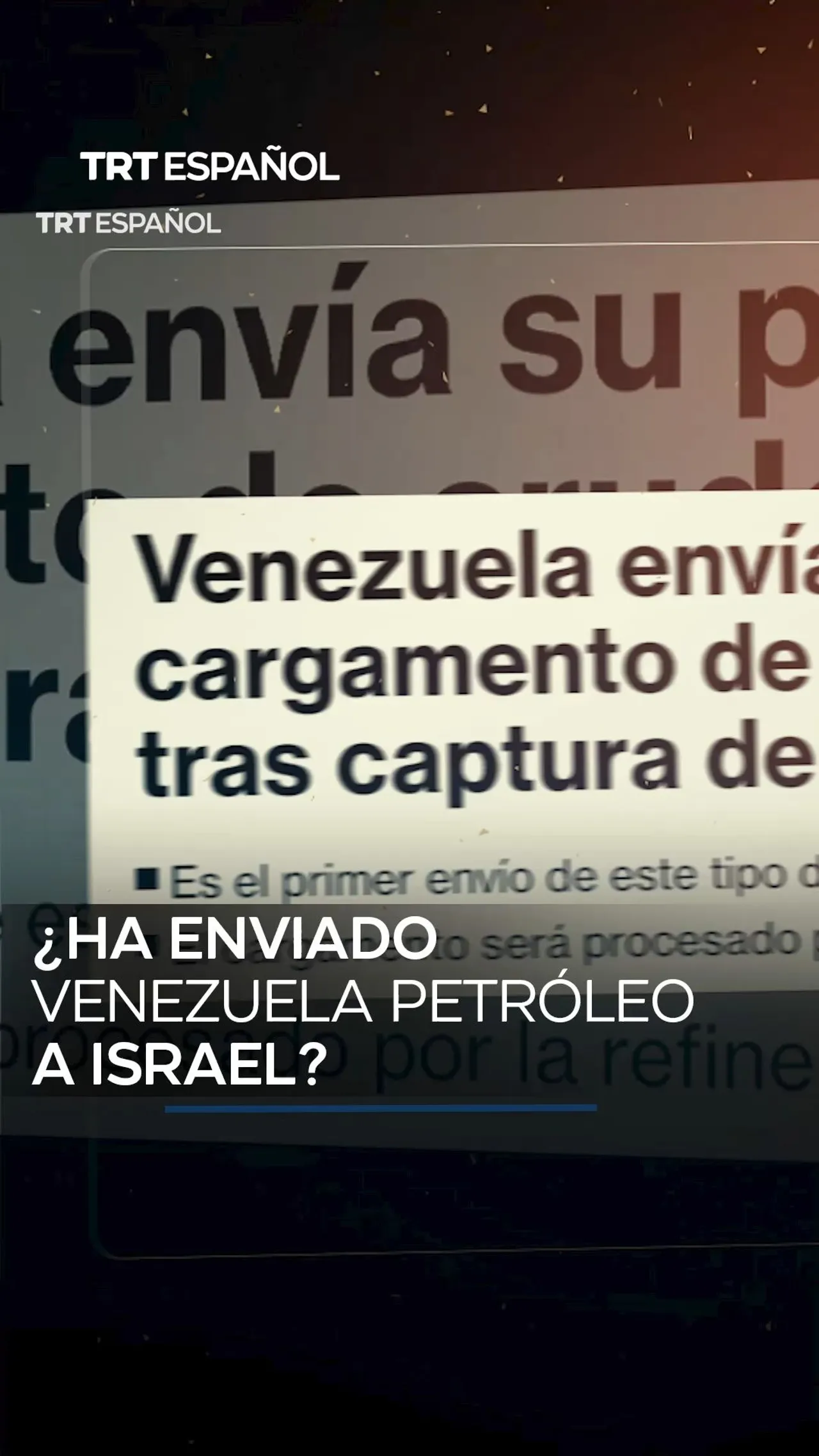 ¿Ha enviado Venezuela petróleo a Israel?