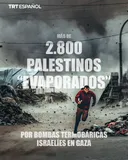 Más de 2.800 palestinos "evaporados" por bombas termobáricas israelíes