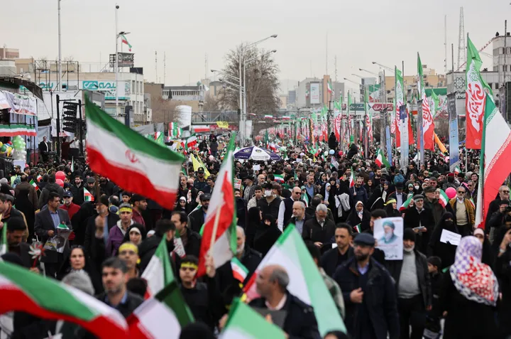 Iran marks revolution anniversary under looming US threat