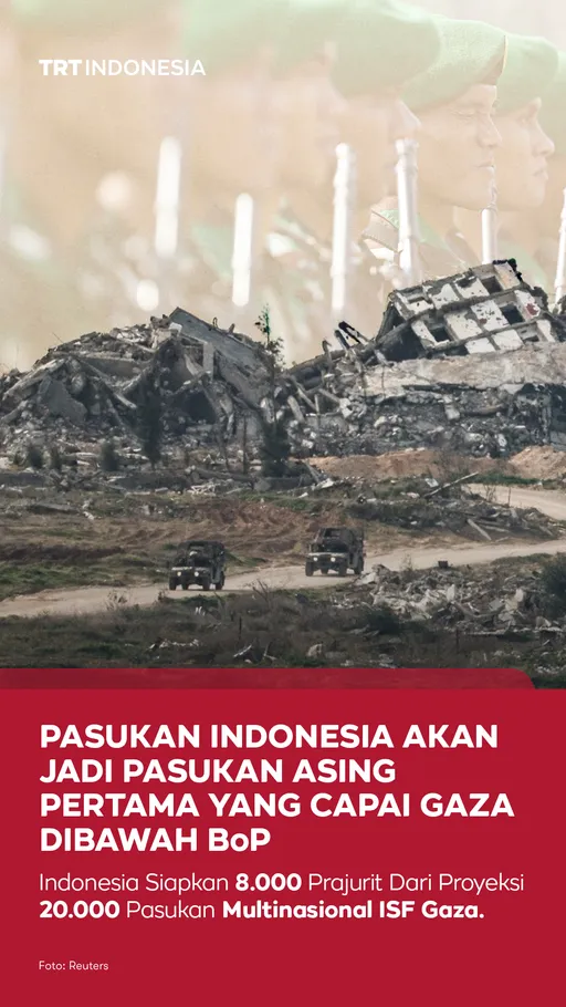 Indonesia akan menjadi pasukan ISF pertama yang capai Gaza dibawah BOP