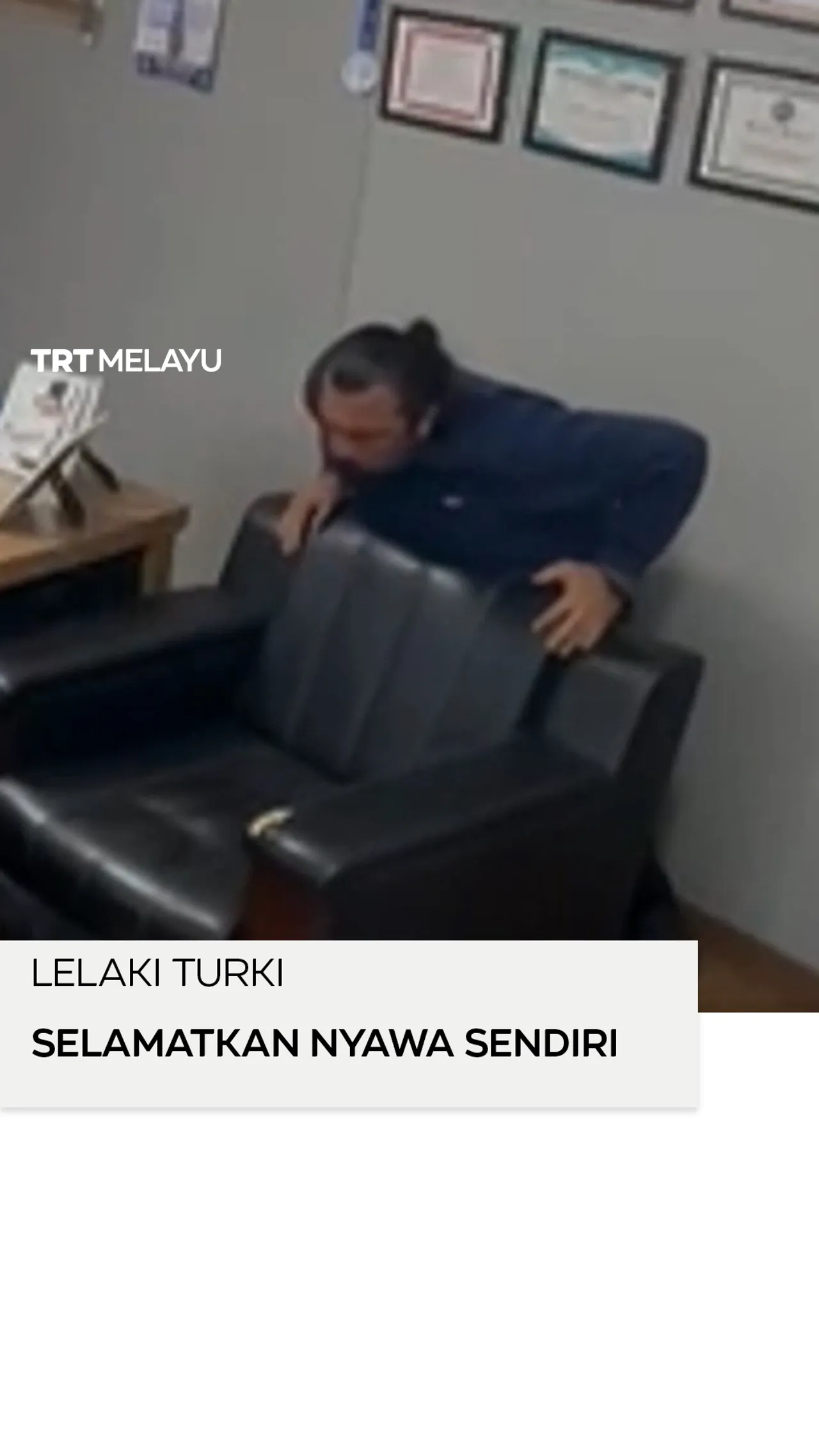 Lelaki Turki selamatkan nyawa sendiri