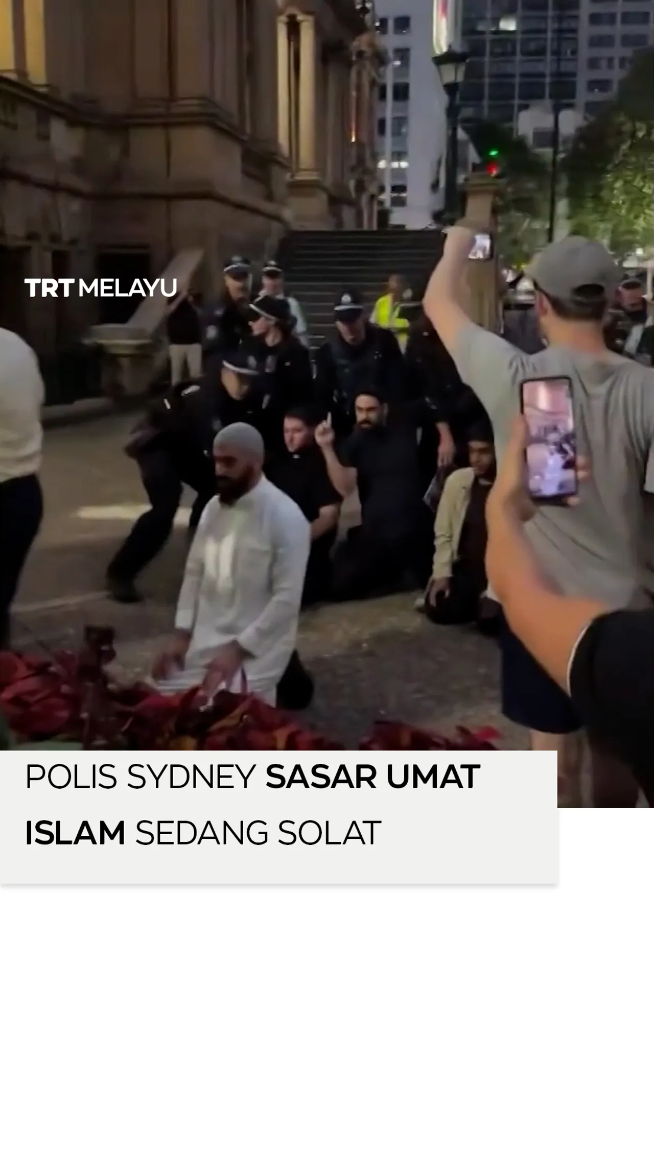 Polis Sydney sasar umat Islam sedang solat
