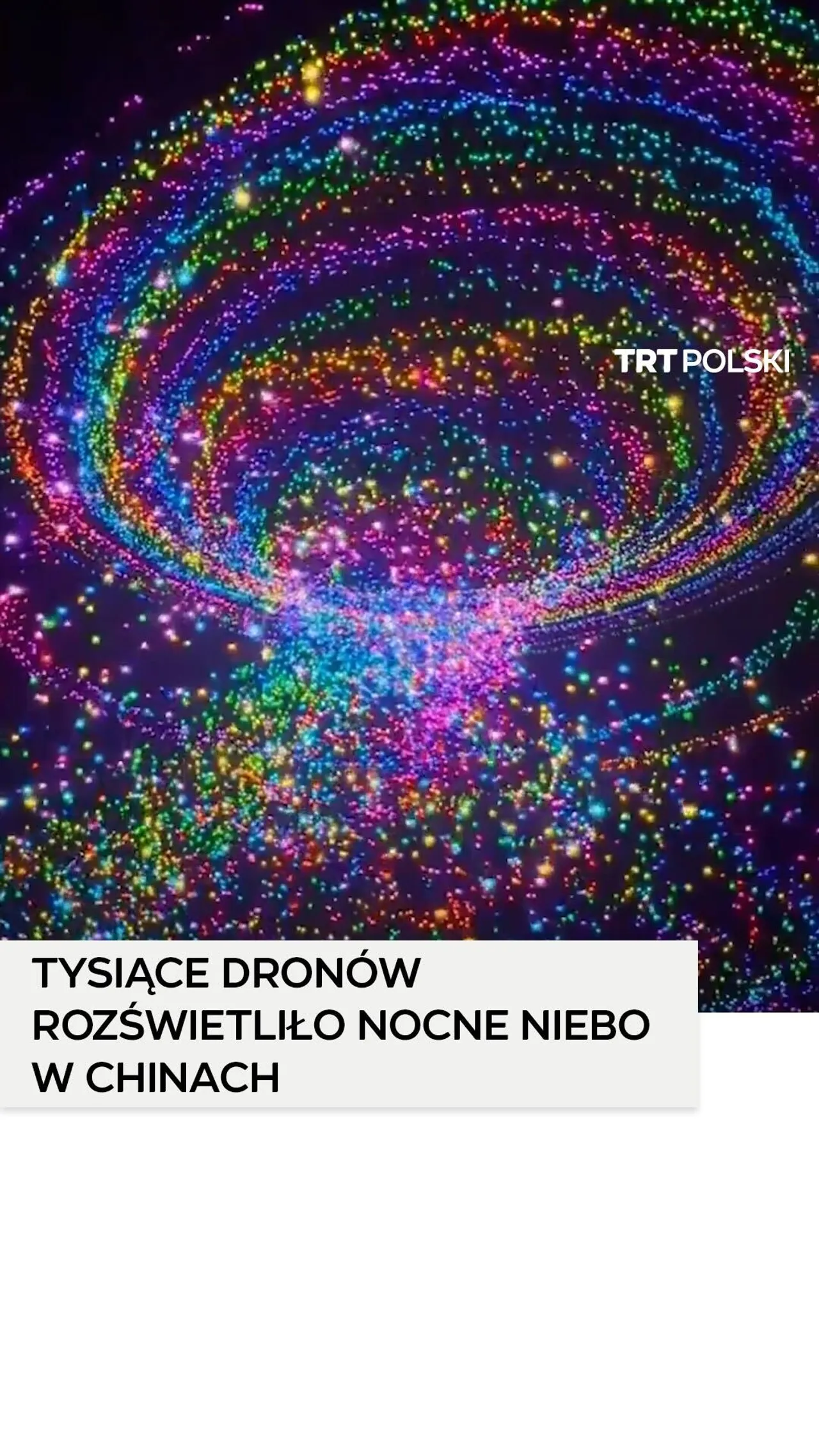 Ponad 20 000 dronów rozświetliło nocne niebo przed Świętem Wiosny