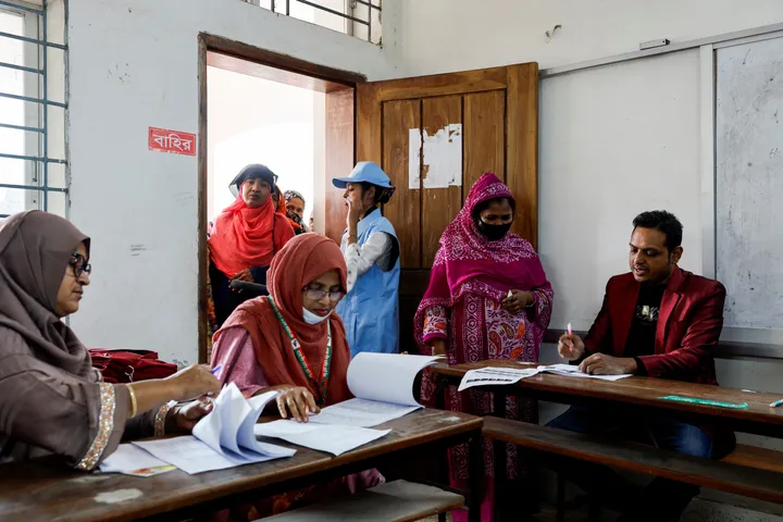 Polls open for Bangladesh's first election since 2024 uprising that ousted Hasina