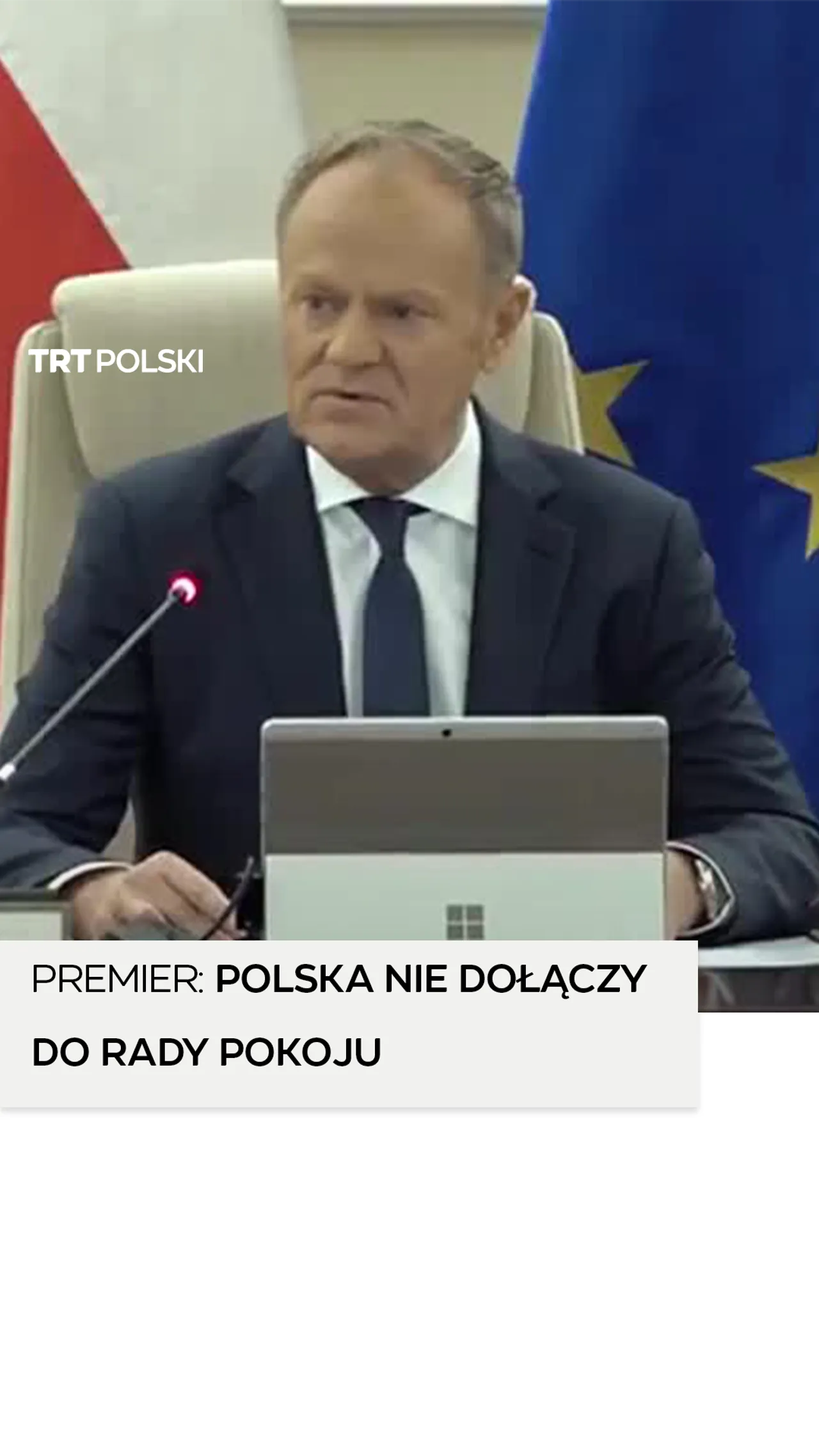Premier: Polska nie dołączy do Rady Pokoju