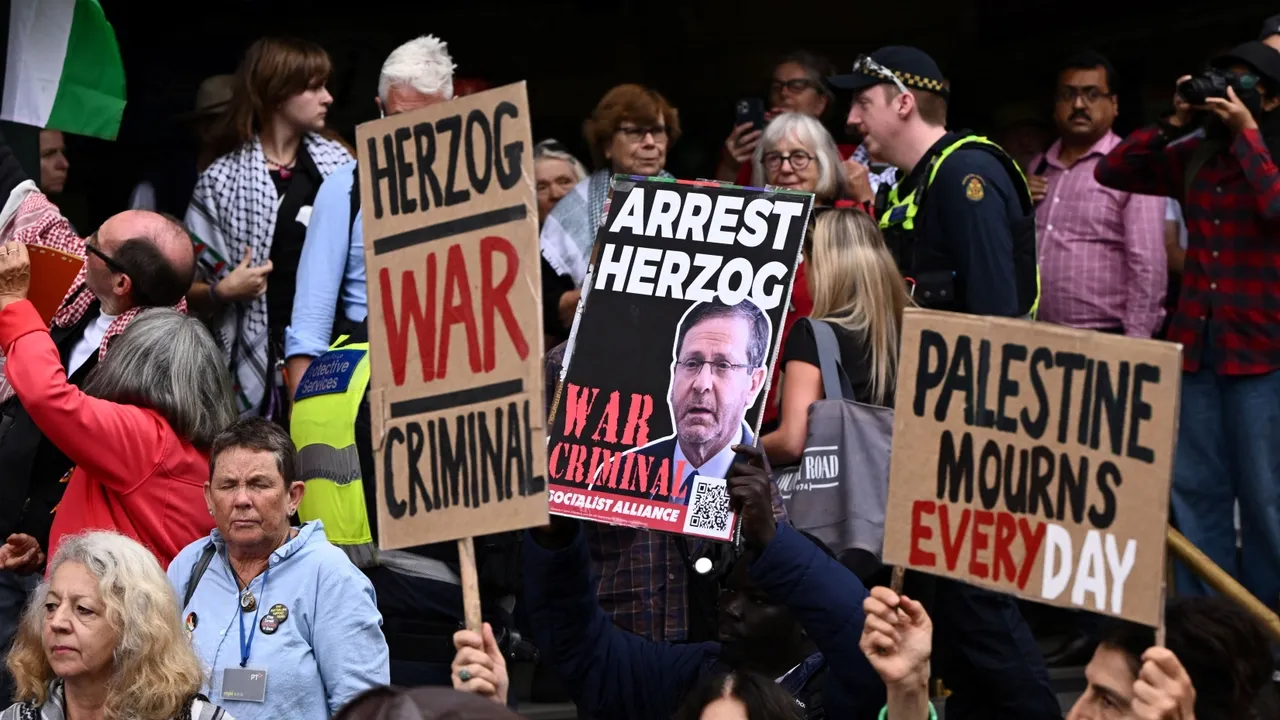 Мельбурнда Газадағы жағдайға байланысты наразылықтар басталды