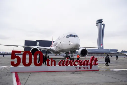 ابتکار متمایز ترکیش ایرلاین؛ پانصدمین هواپیما با تصویر ۱۰۰ هزار کارمند