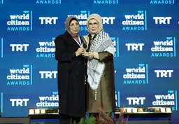 Emine Erdogan 7-nji TRT World Citizen baýrak gowşurlyş dabarasyna gatnaşdy