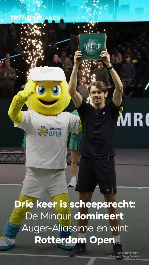 Drie keer is scheepsrecht: De Minaur domineert Auger-Aliassime en wint Rotterdam Open