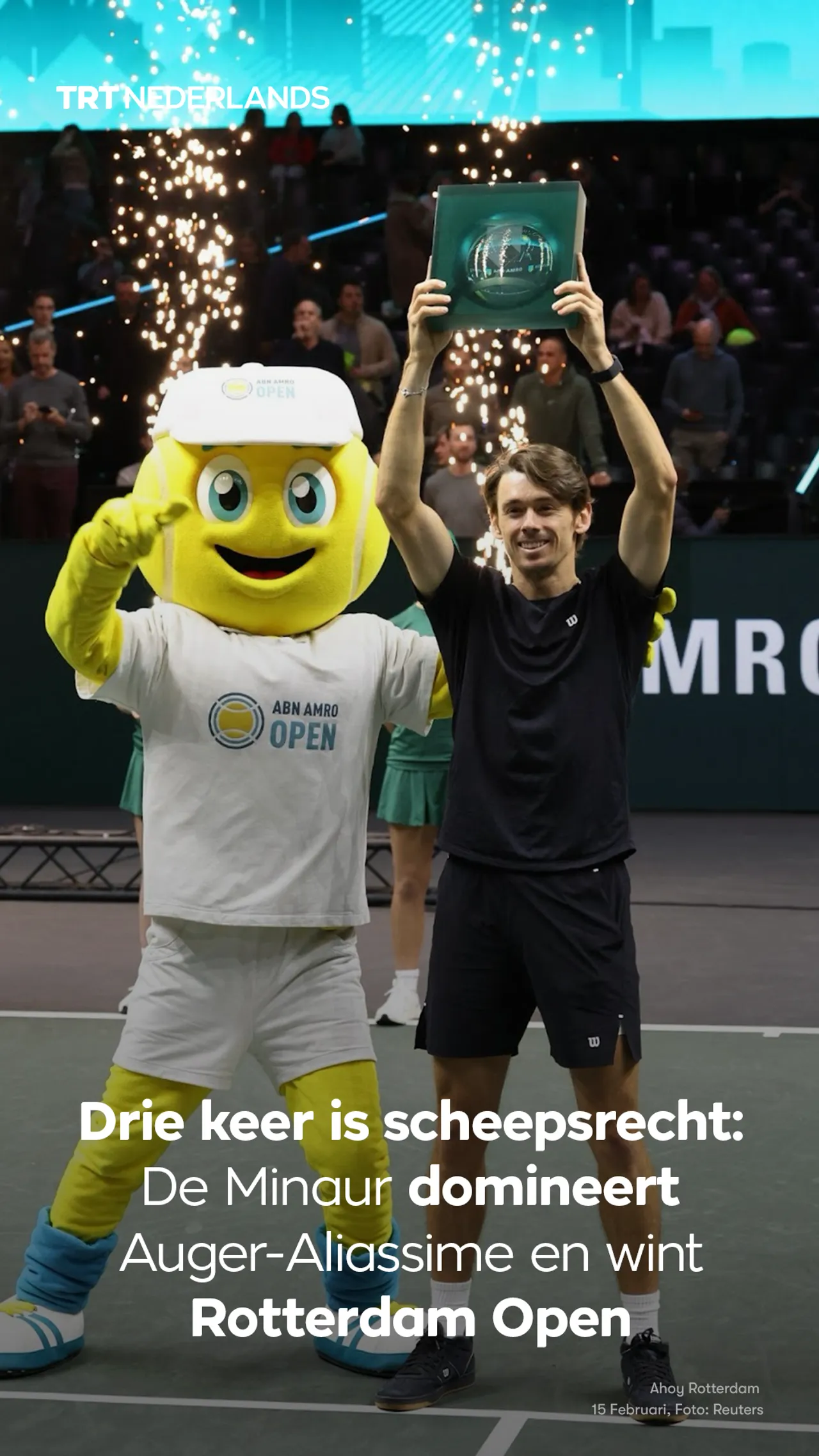 Drie keer is scheepsrecht: De Minaur domineert Auger-Aliassime en wint Rotterdam Open