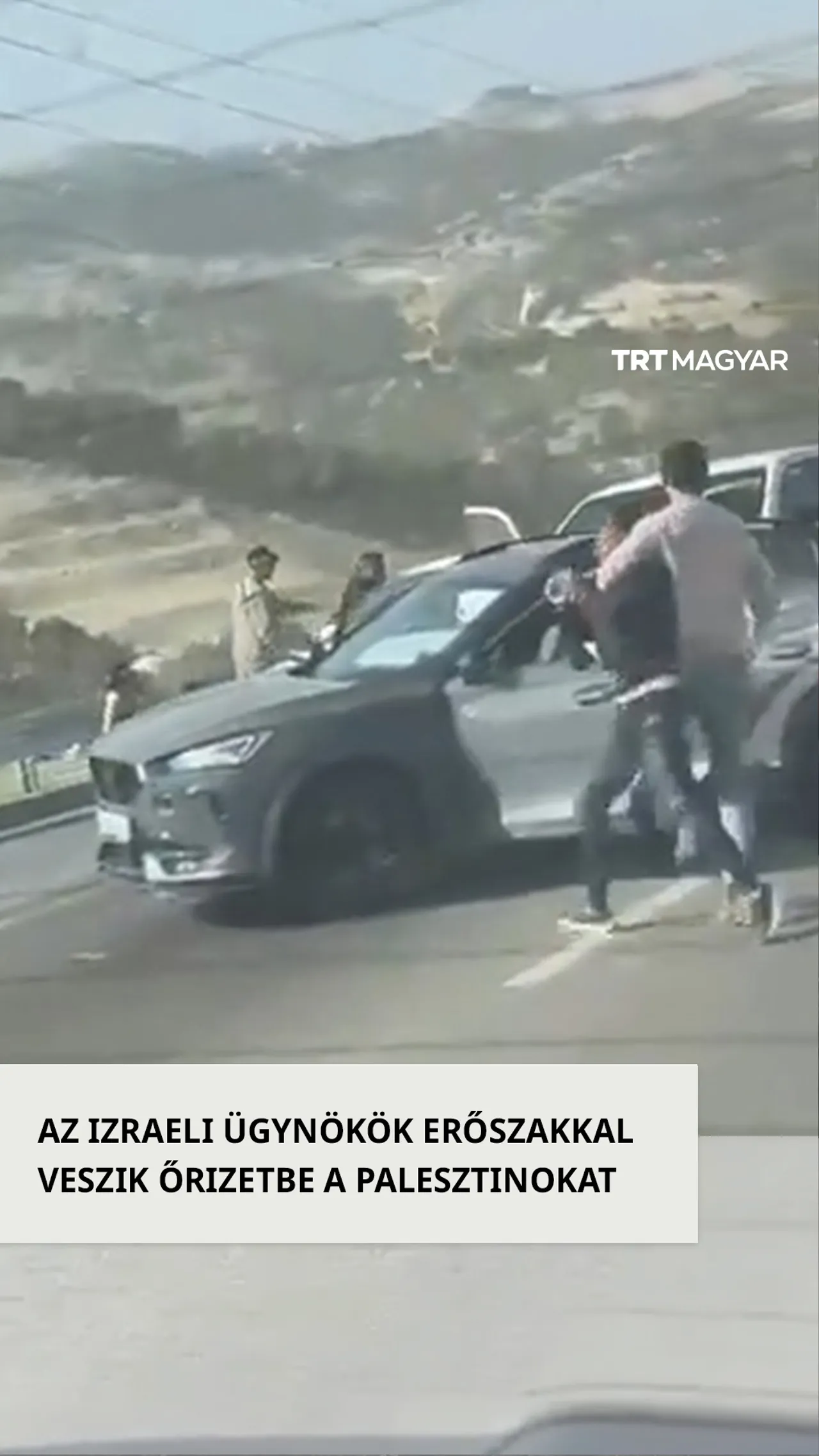 A palesztinokat izraeli ügynökök kegyetlenül őrizetbe vették