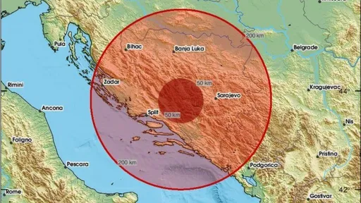Zemljotres jačine 4,4 stepena osjetio se u više gradova BiH, epicenar kod Livna