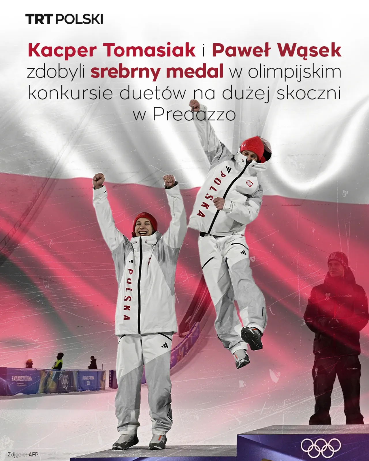 Kacper Tomasiak i Paweł Wąsek zdobyli srebrny medal w olimpijskim konkursie duetów