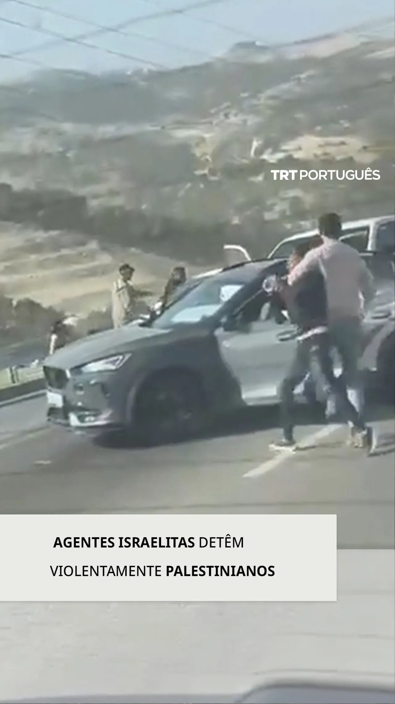 Palestinianos detidos brutalmente por agentes israelitas