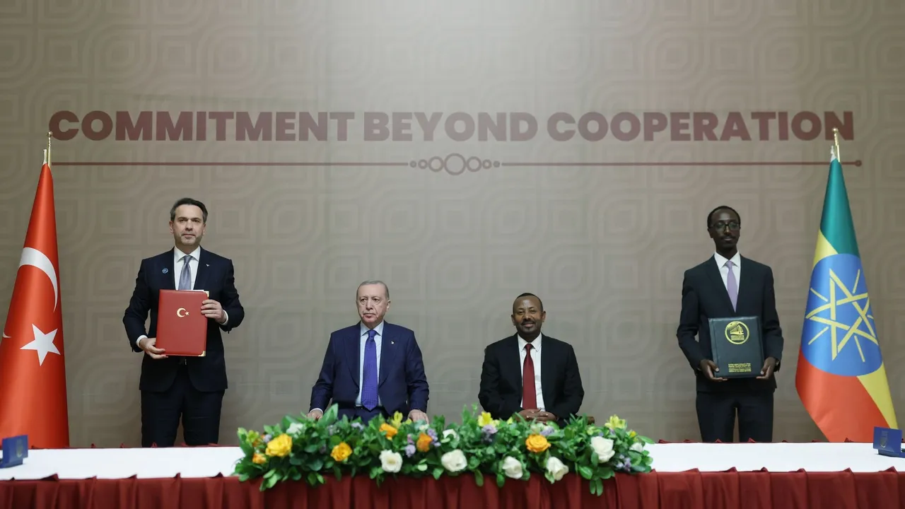 بحضور أردوغان وأحمد.. تركيا وإثيوبيا توقعان اتفاقين في مجالي الاقتصاد والطاقة