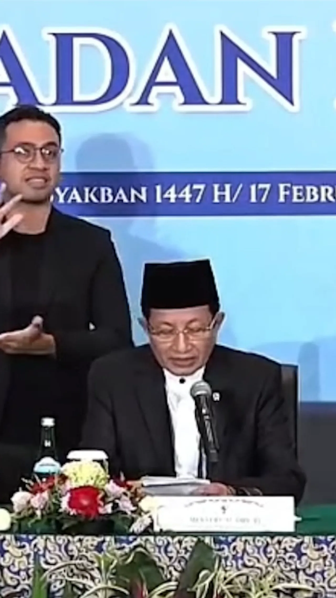 Kementerian Agama tetapkan 1 Ramadan 1447 H jatuh pada 19 Februari 2026