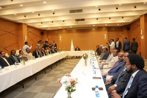 Madaxweyne Xasan Sheekh oo martigeliyay Madasha Mustaqbalka kahor Shirka Wadatashiga Qaran