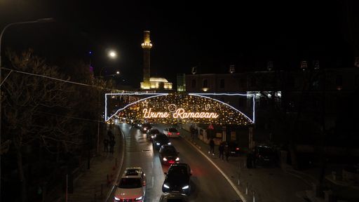 Prishtina ndriçohet për fillimin e Ramazanit