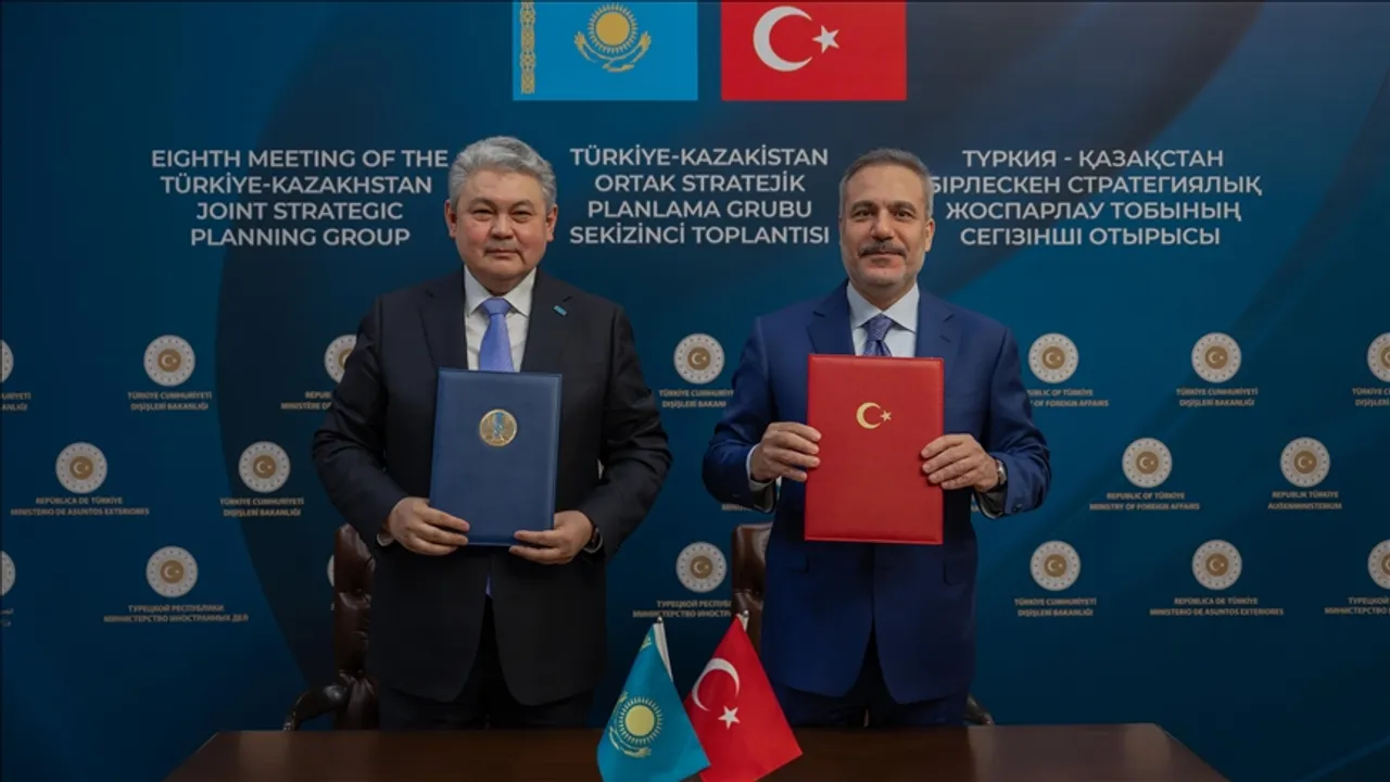 Ankarada Türkiyə–Qazaxıstan Birgə Strateji Planlaşdırma Qrupunun səkkizinci iclası keçirilir