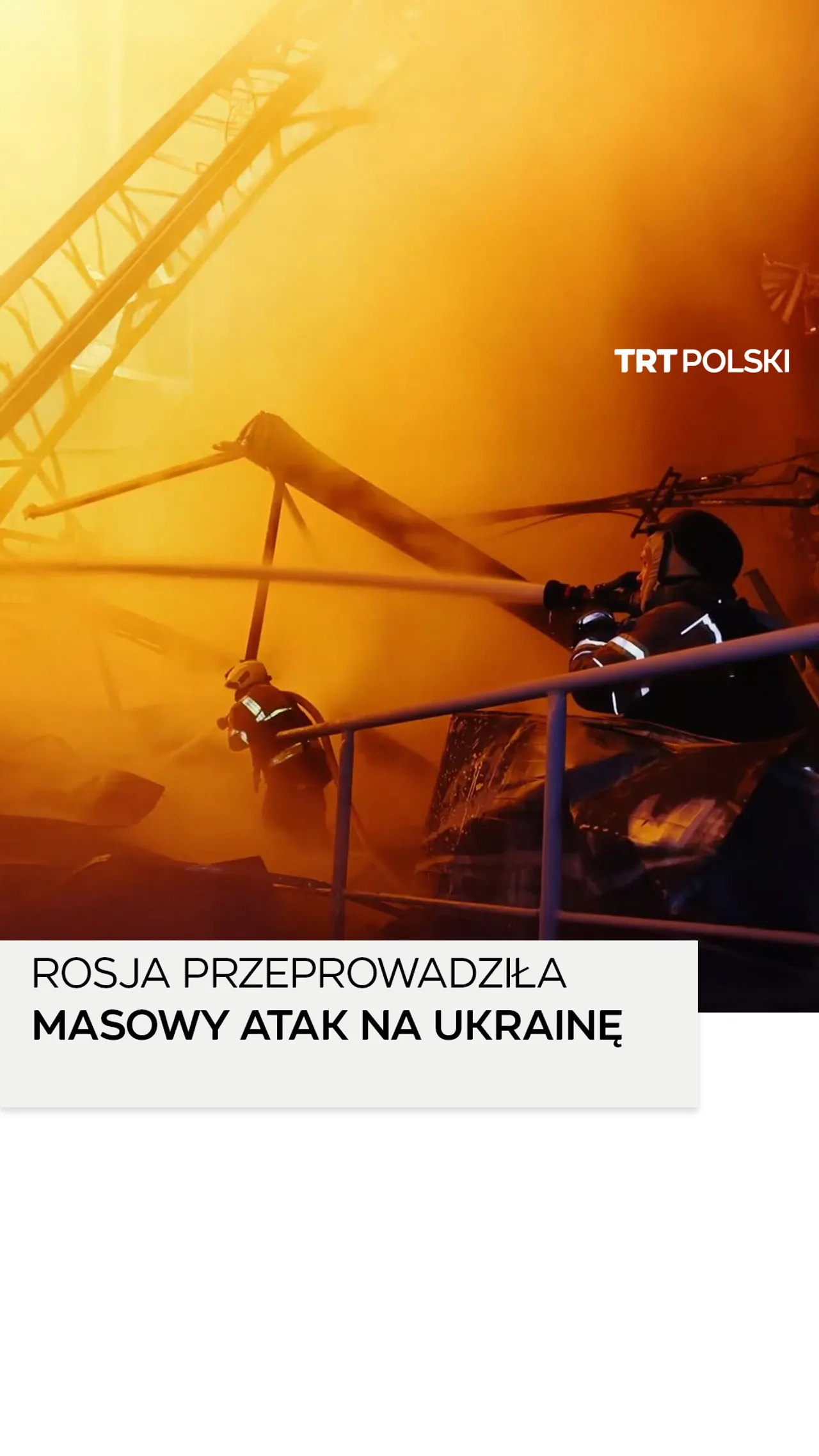 Rosja przeprowadziła masowy atak dronów i pocisków rakietowych na Ukrainę