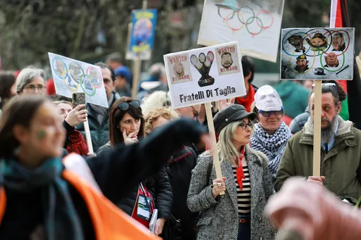 „Igrzyska? Nie, dziękujemy” – marsz ulicami Werony