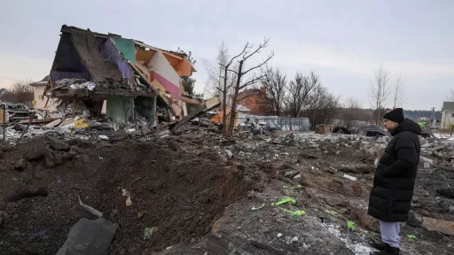 حمله بامدادی به پایتخت اوکراین در آستانه چهارمین سالگرد جنگ