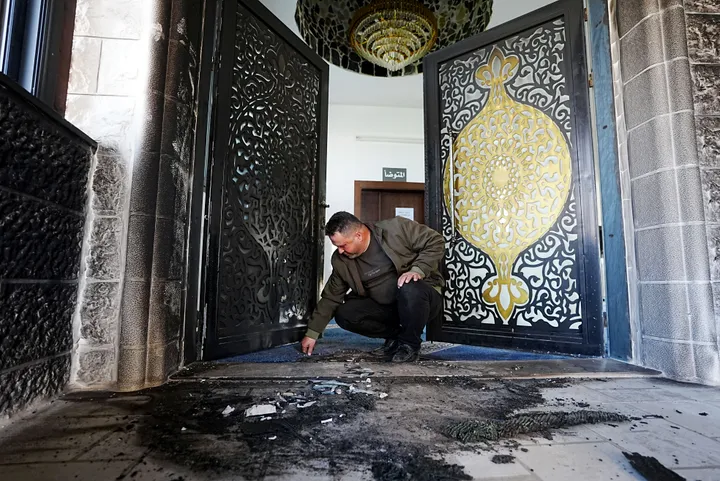 Mosque torched in occupied West Bank as illegal Israeli settler violence mounts