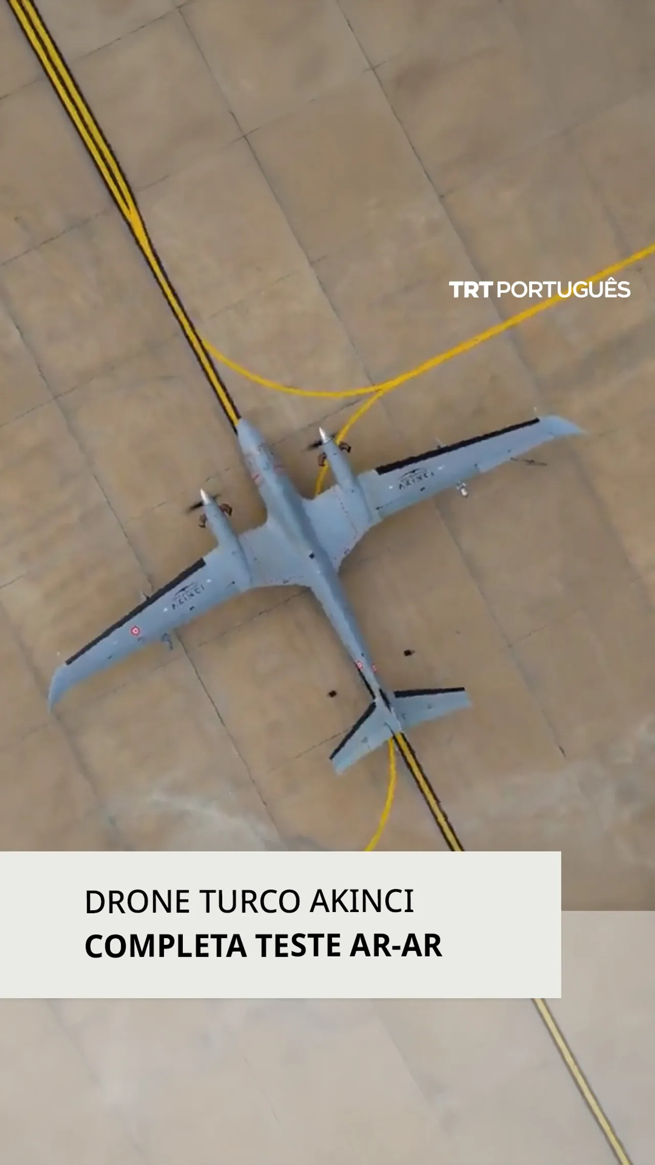 Drone de combate não tripulado da Türkiye consegue a sua primeira destruição ar-ar contra um drone