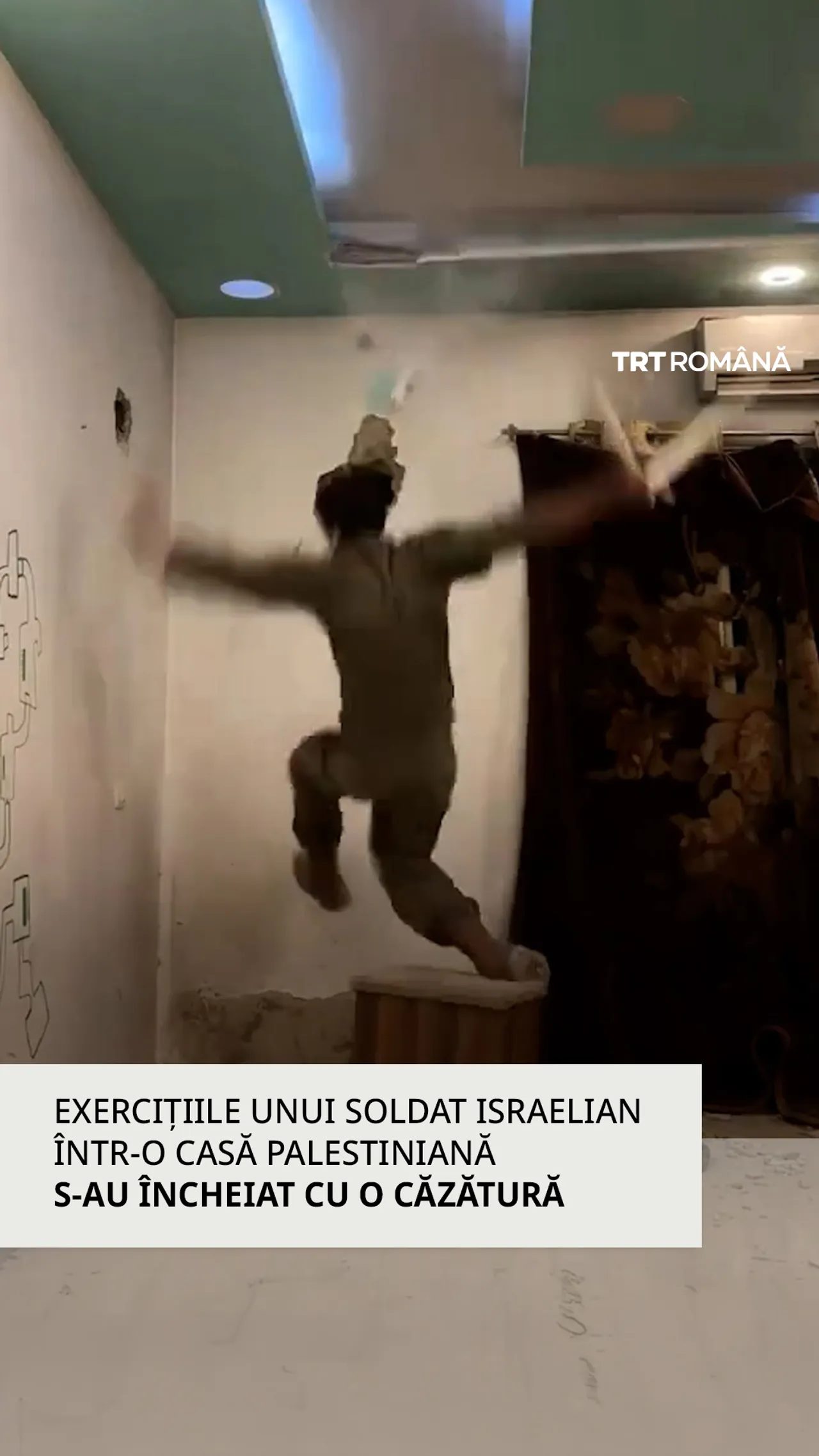 Un soldat israelian a căzut în timp ce făcea exerciții într-o casă din Gaza
